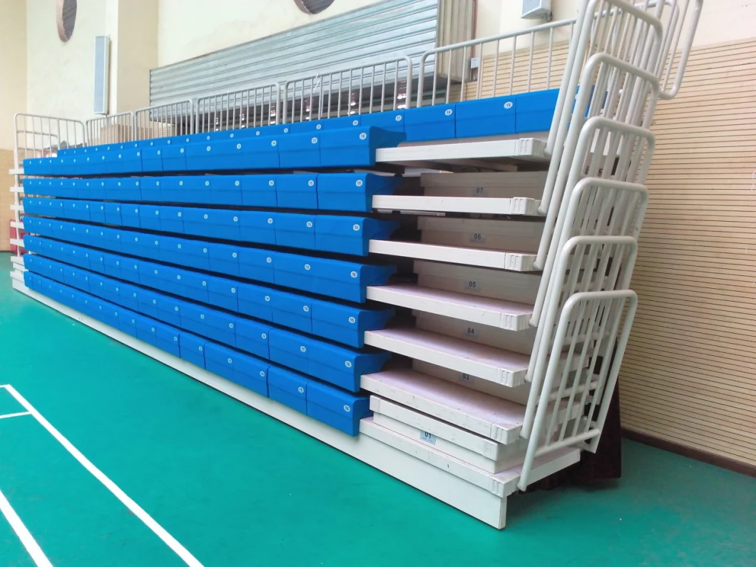 Jy-750 Temporary Tribune Stands Outdoor Sports Events Metal Struc Retractable Stadium Seat Plastic Grandstand Seating System Telescopic Bleacher Folding Chair