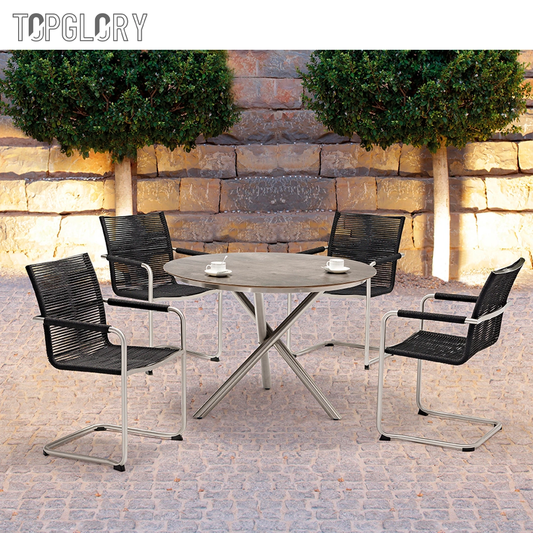 Wholesale Outdoor Garden Plastic Wicker Furniture Outdoor Rattan Chair Table