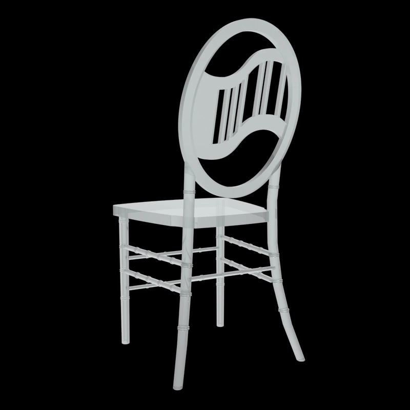 Fancy New Design Plastic Acrylic Dining Chiavari Chair Clear