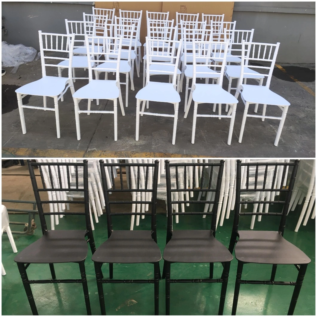 Adult and Kids Plastic Resin Wedding Event White Chiavari Tiffany Chair