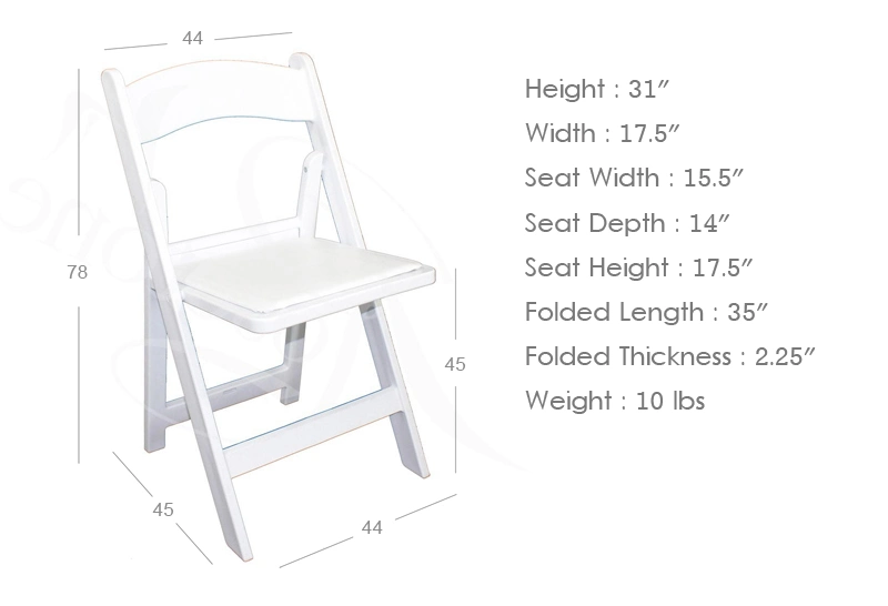 White Plastic Folding Chair Outdoor Resin Folding Hotel Party Wedding Chairs