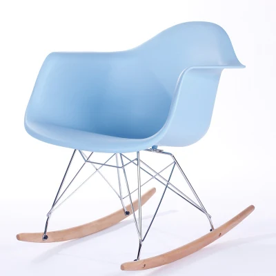 Hot Sale Plastic Backrest Modern Design Rocking Chair for Living Room