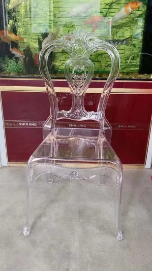 Rental Resin Clear Crystal Wedding Chairs Restaurant Modern Plastic Stackable Hotel Banquet Event