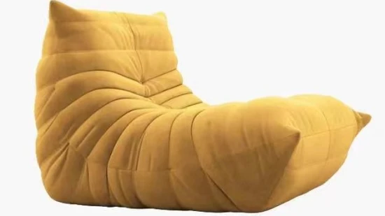 China Factory Direct Supply Italian Design Modern Soft Fabric Lounge Sofa Reclining Lazy Leisure Chair for Living Room