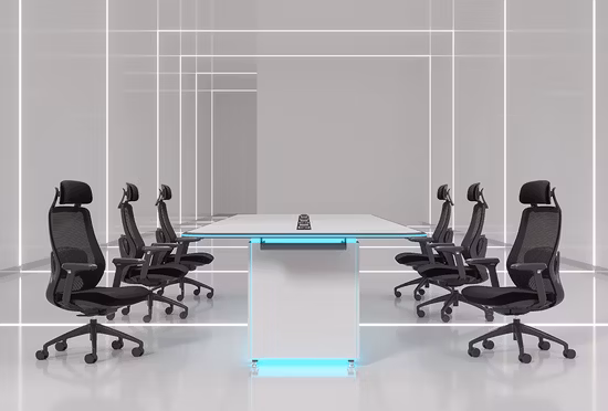 Mesh Modern Ergonomic Swivel Cheap Wheels Plastic Net Visitor Black Meeting Conference Office Chair