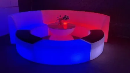 China High Quality Colors Changeable Stool Chair Plastic Bar Stool