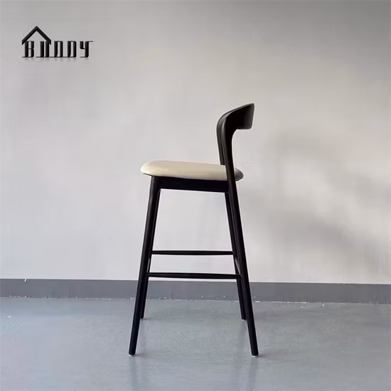 100% Cotton Cloth Fabric Wooden Fashion Stools