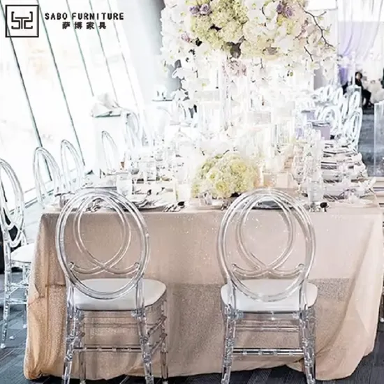 Wholesale Gold Clear Plastic Wedding Chiavari Tiffany Acrylic Chair